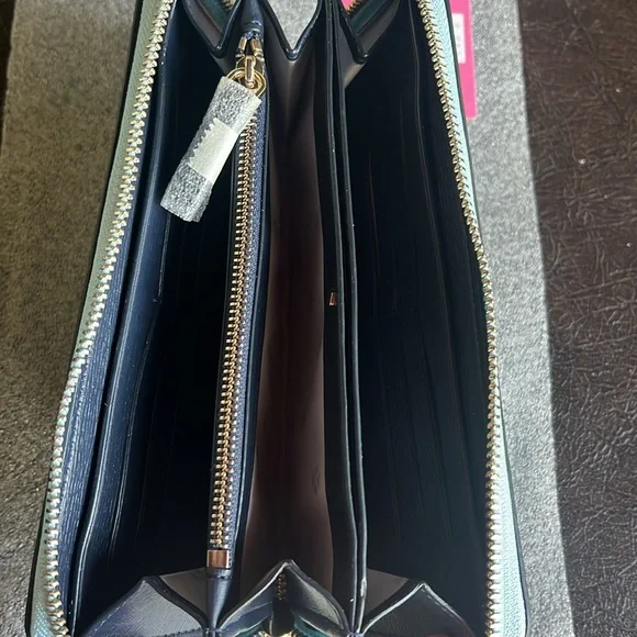 New Kate spade long continental wallet blue - Picture 8 of 9